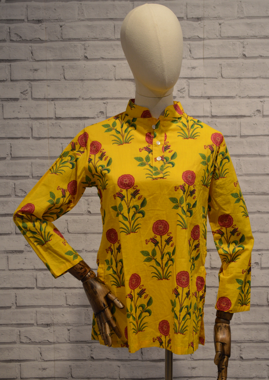 Short kurta YELLOW - Violet Elizabeth