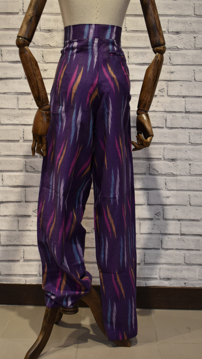 Purple Safari Trousers - Violet Elizabeth
