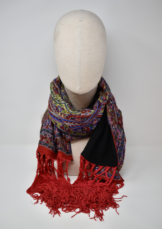 Wool and kashmir scarf - Violet Elizabeth