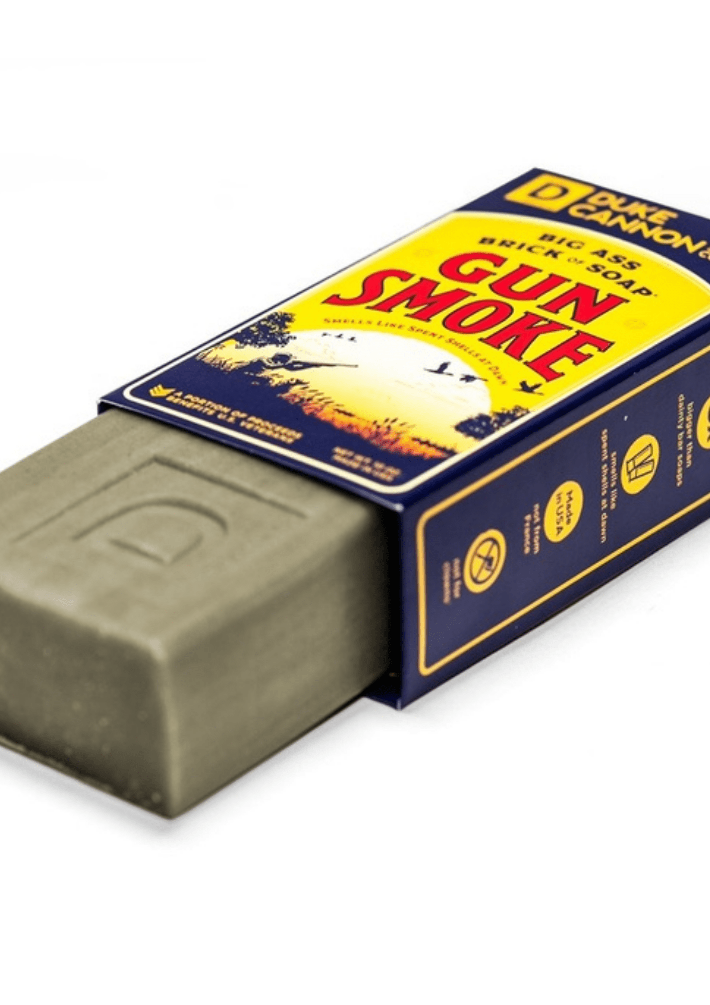 Big Ass Brick of Soap - Gun Smoke - Violet Elizabeth - Shaving & Grooming