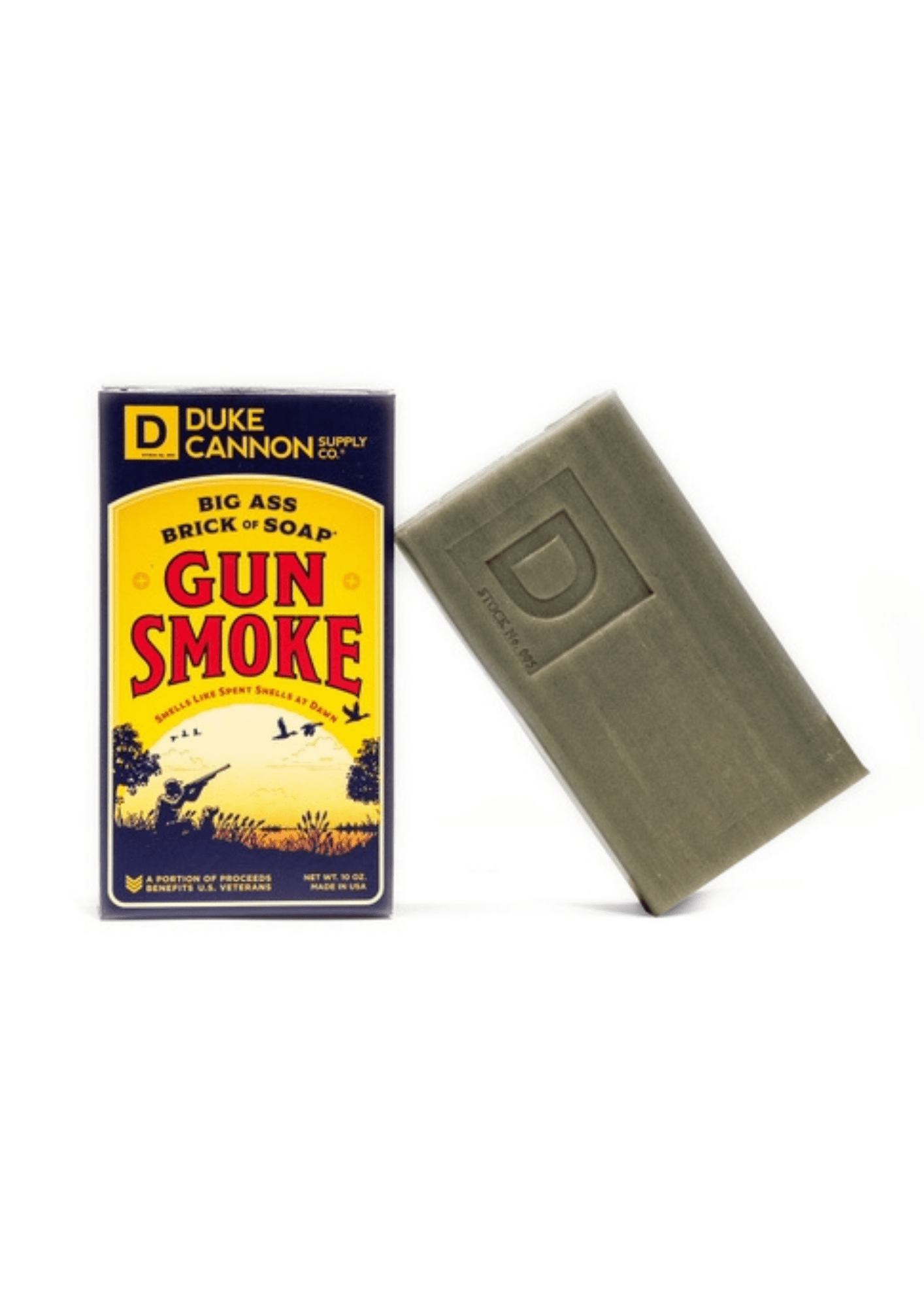Big Ass Brick of Soap - Gun Smoke - Violet Elizabeth - Shaving & Grooming