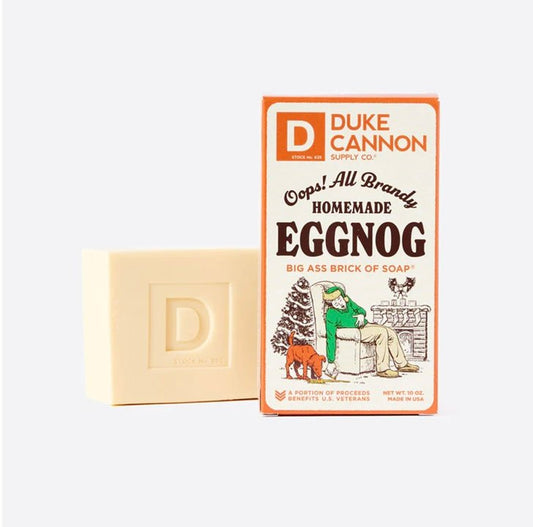 Big Ass Brick of Soap - Homemade Eggnog - Violet Elizabeth - Shaving & Grooming