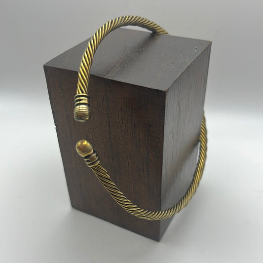 Brass rope upper arm band - Violet Elizabeth - Jewellery