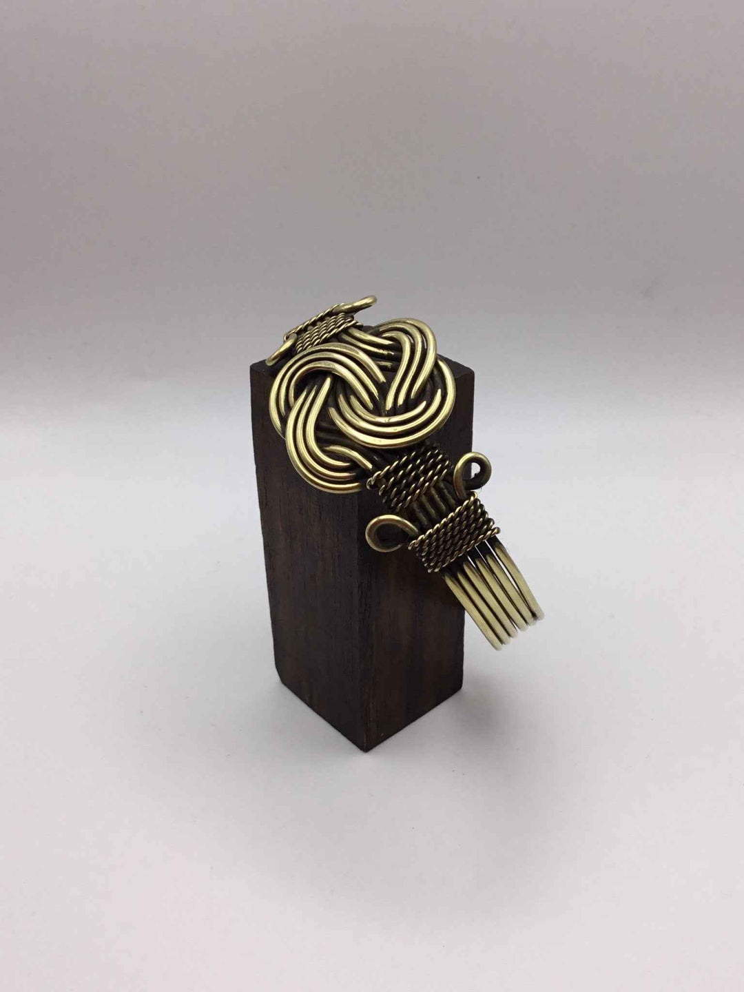 Buddha Knot Brass Armlet
