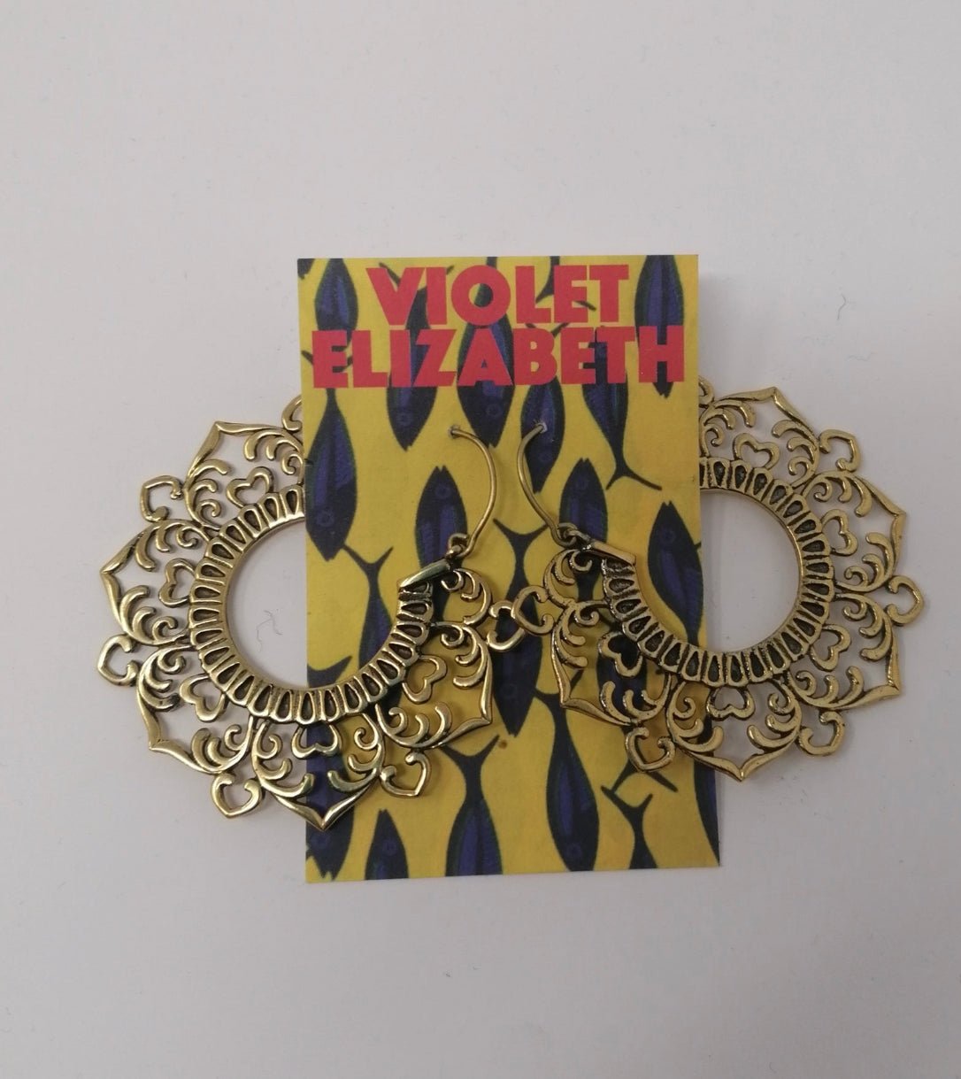 Classic gold earring - Violet Elizabeth - Jewellery