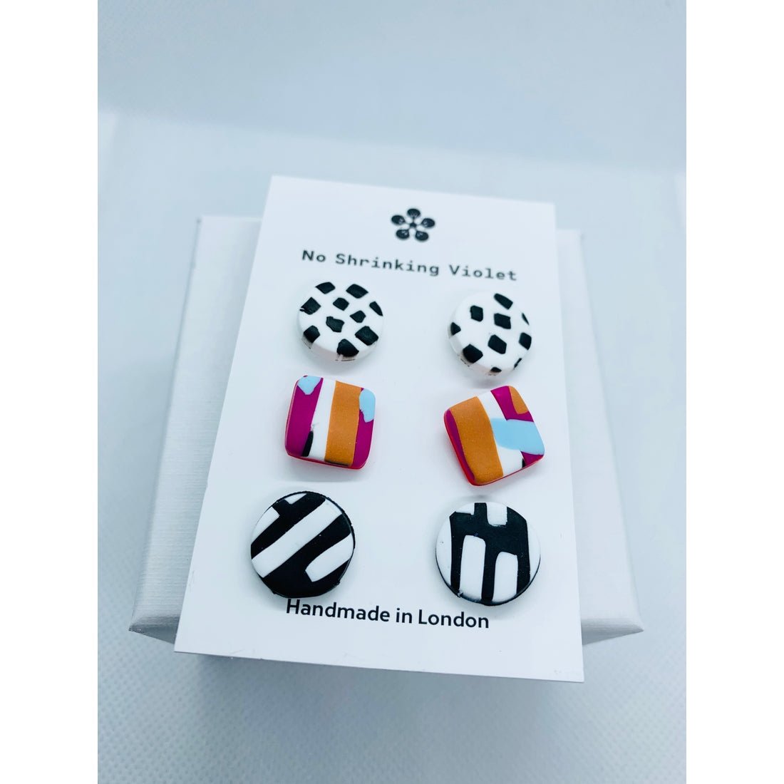 Cruella Stud Trio - Violet Elizabeth - Jewellery