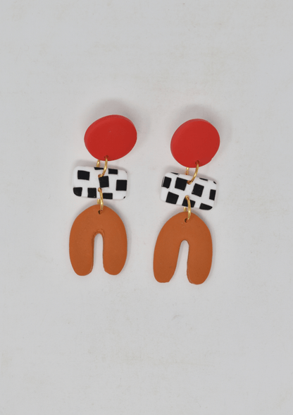 Dotty Shape Red - Violet Elizabeth - Jewellery