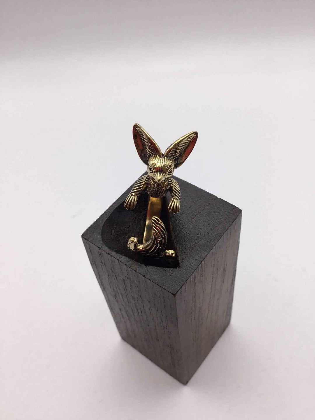 Foxy Ring: Brass And Silver Plated Brass