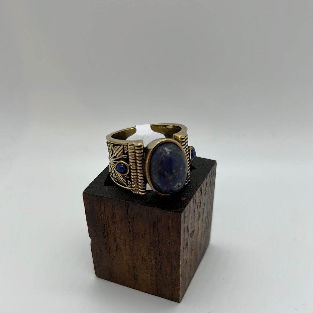 Celtic Gems Brass Ring: Various Stones - Violet Elizabeth