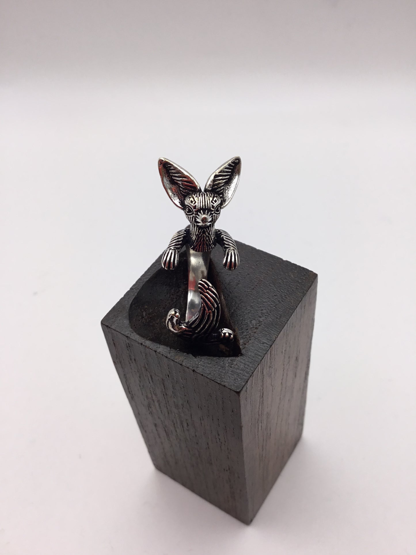 Foxy Ring: Brass and Silver Plated Brass - Violet Elizabeth