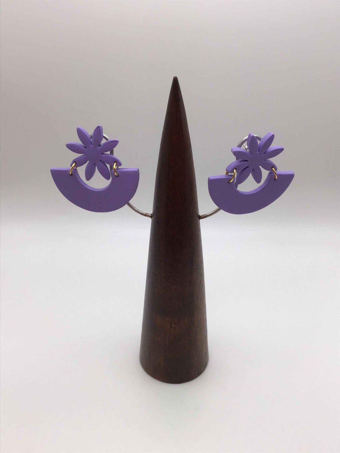 Flora Lilac Flower Earrings