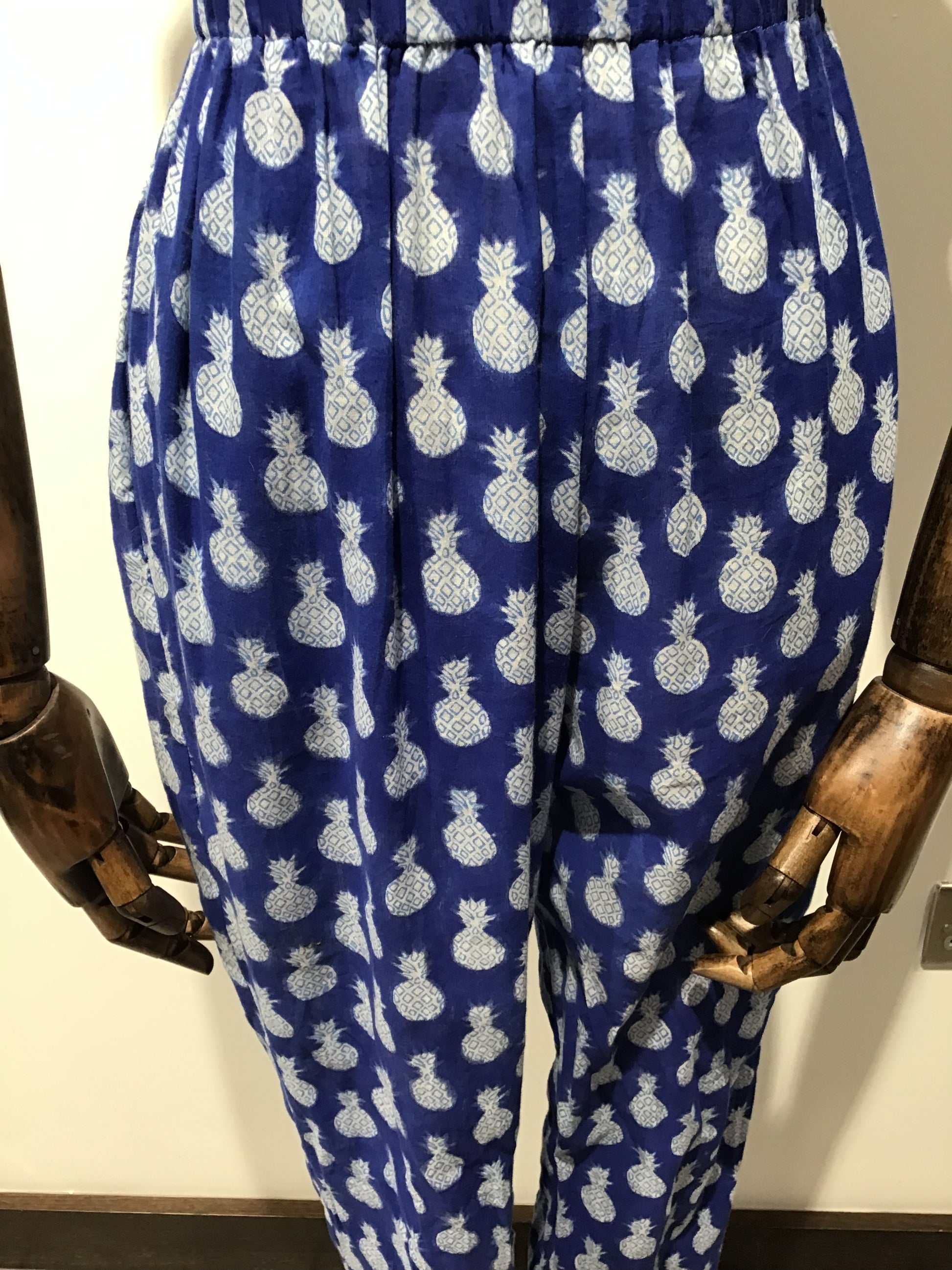 Pineapple Print Trousers - Violet Elizabeth