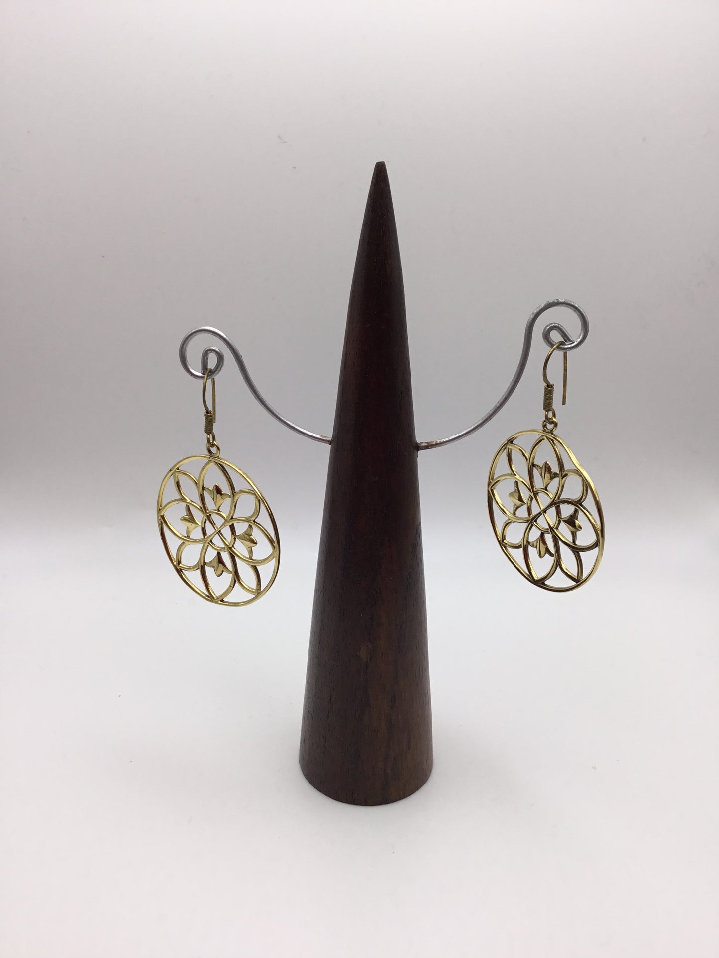 Flower of Life Brass earrings - Violet Elizabeth