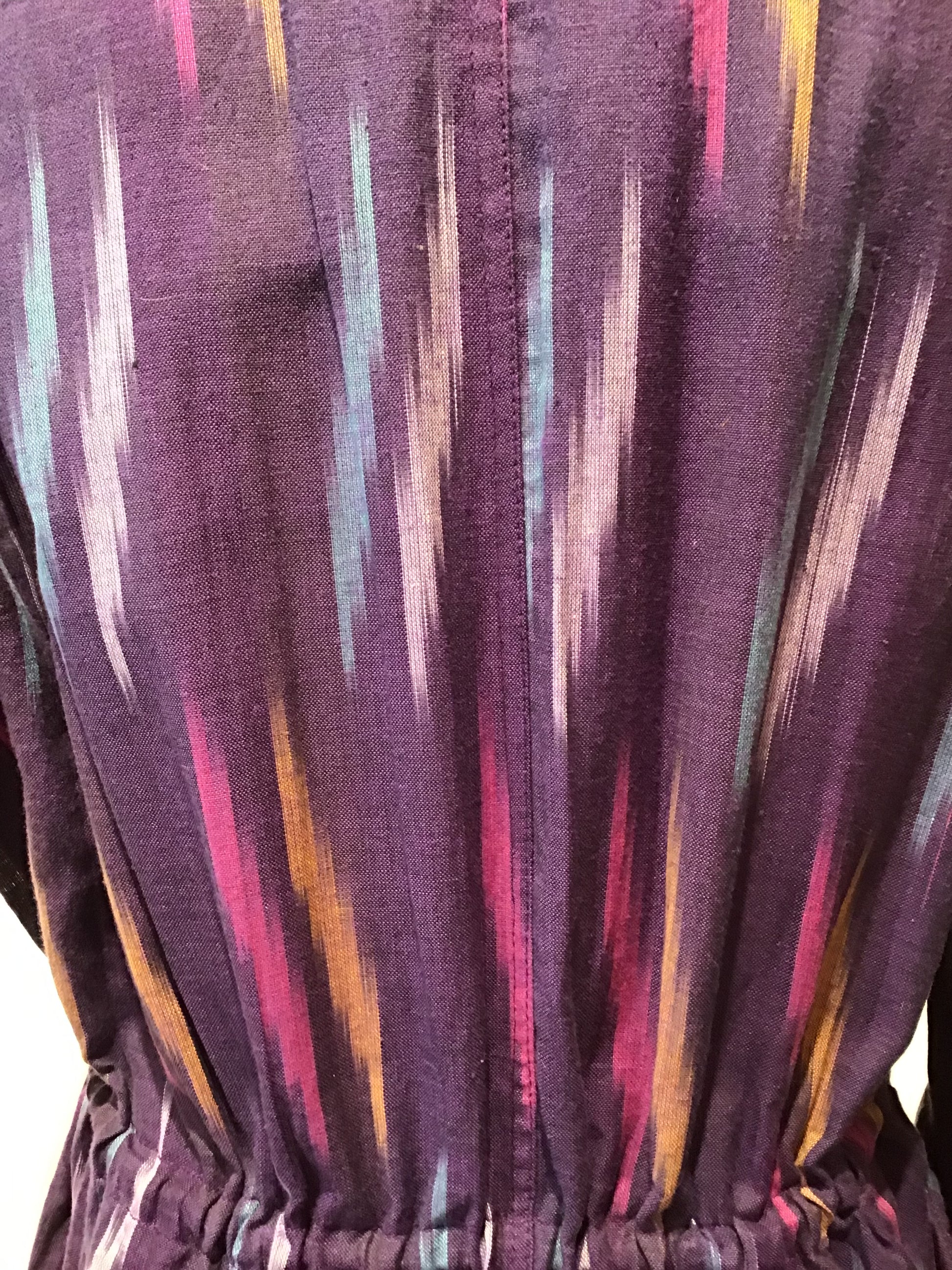 Purple Ikat Safari Jacket - Violet Elizabeth