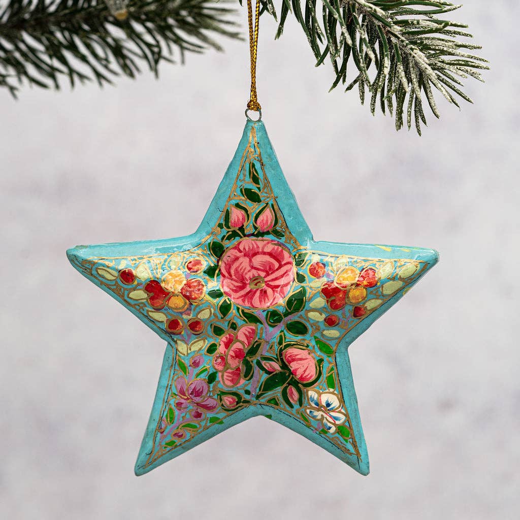 Indian 11 3D Hanging Star - Violet Elizabeth - Christmas Decorations