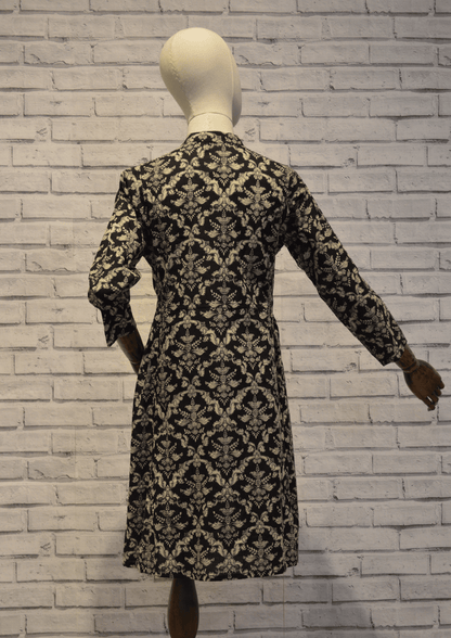 Long Kurta BLACK - Violet Elizabeth - Clothing