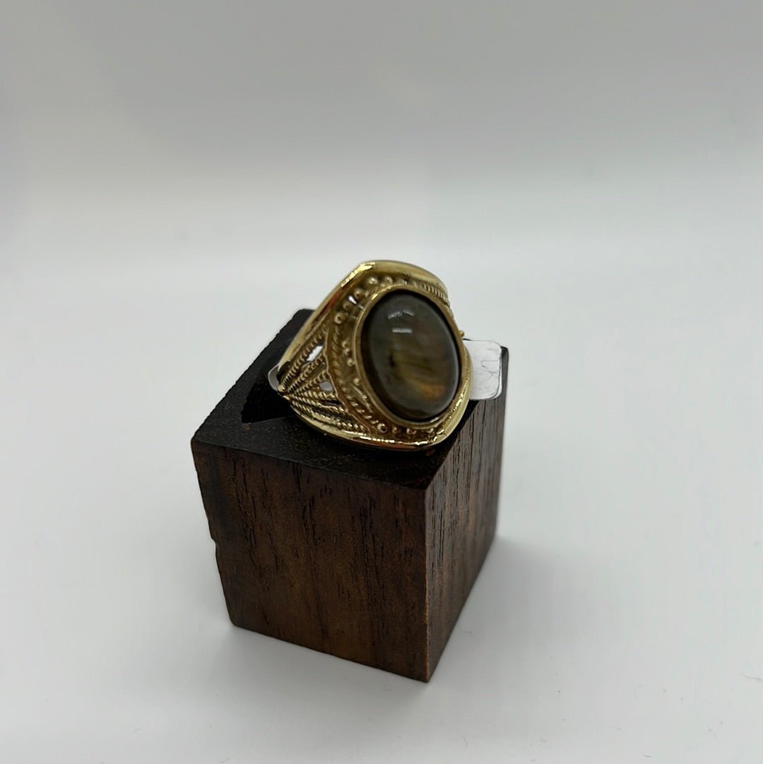 Midas Brass Ring: Various Stones - Violet Elizabeth - Jewellery