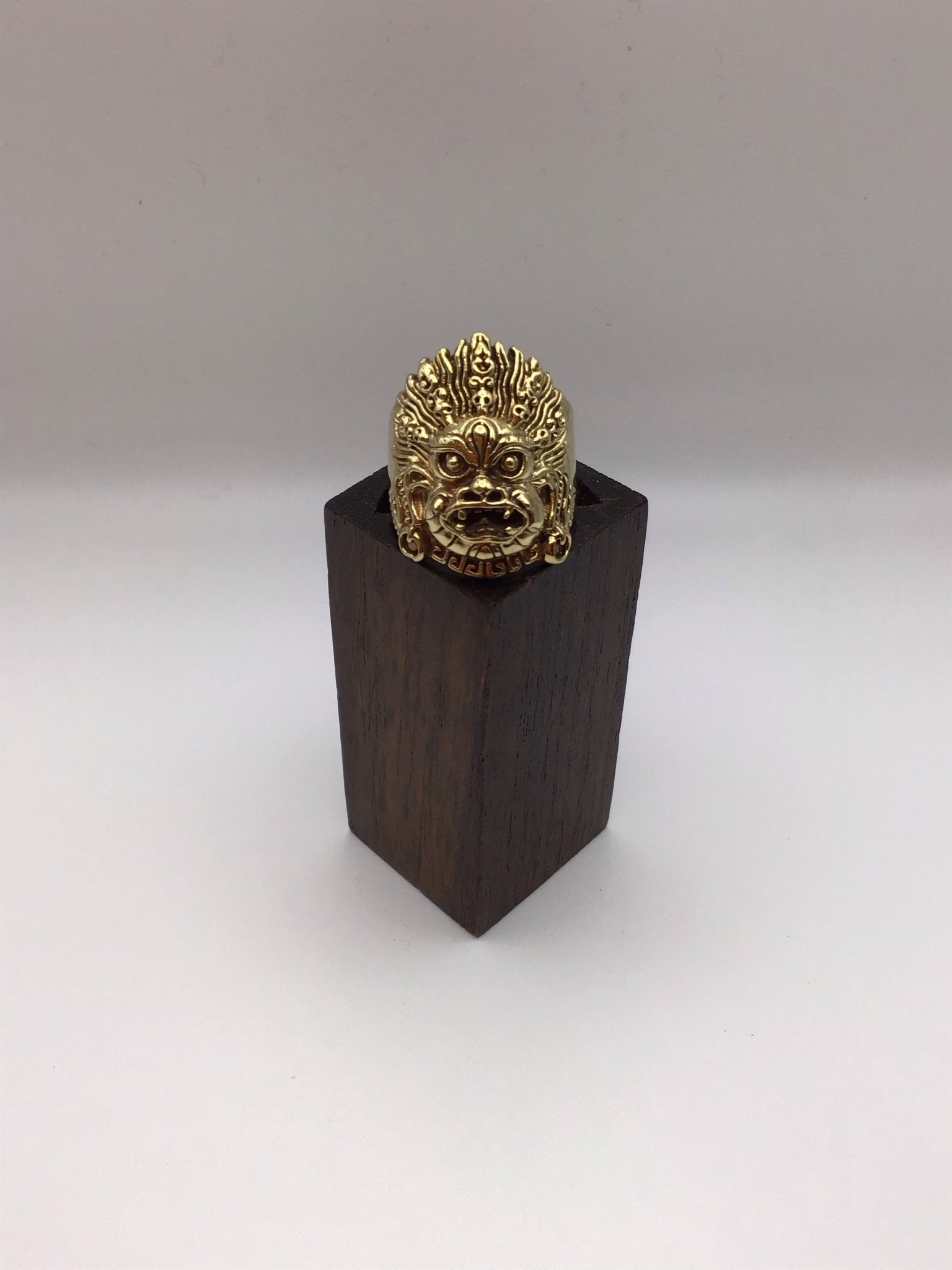 Nazar Battu Brass Ring - Violet Elizabeth - Jewellery
