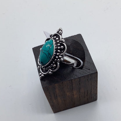 Ofilia Brass & silver Ring: Various Stones - Violet Elizabeth - Jewellery