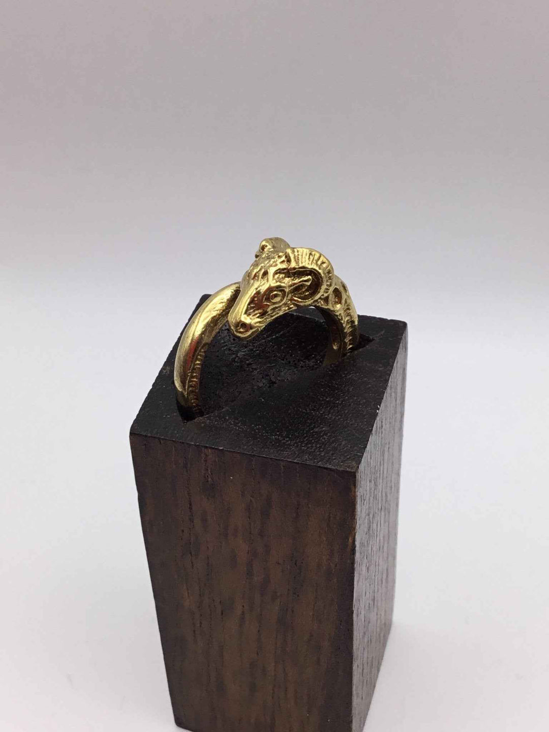 Ram Ring: Brass Or Silver Plated Brass