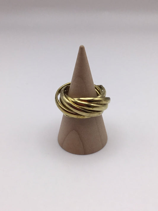 Septuplet Brass Ring - Violet Elizabeth - Jewellery