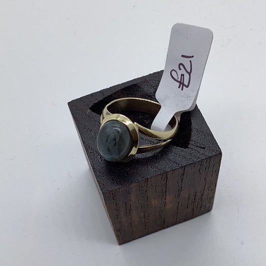 Simply Elegance Brass & silver Ring: Various Stones - Violet Elizabeth - Jewellery