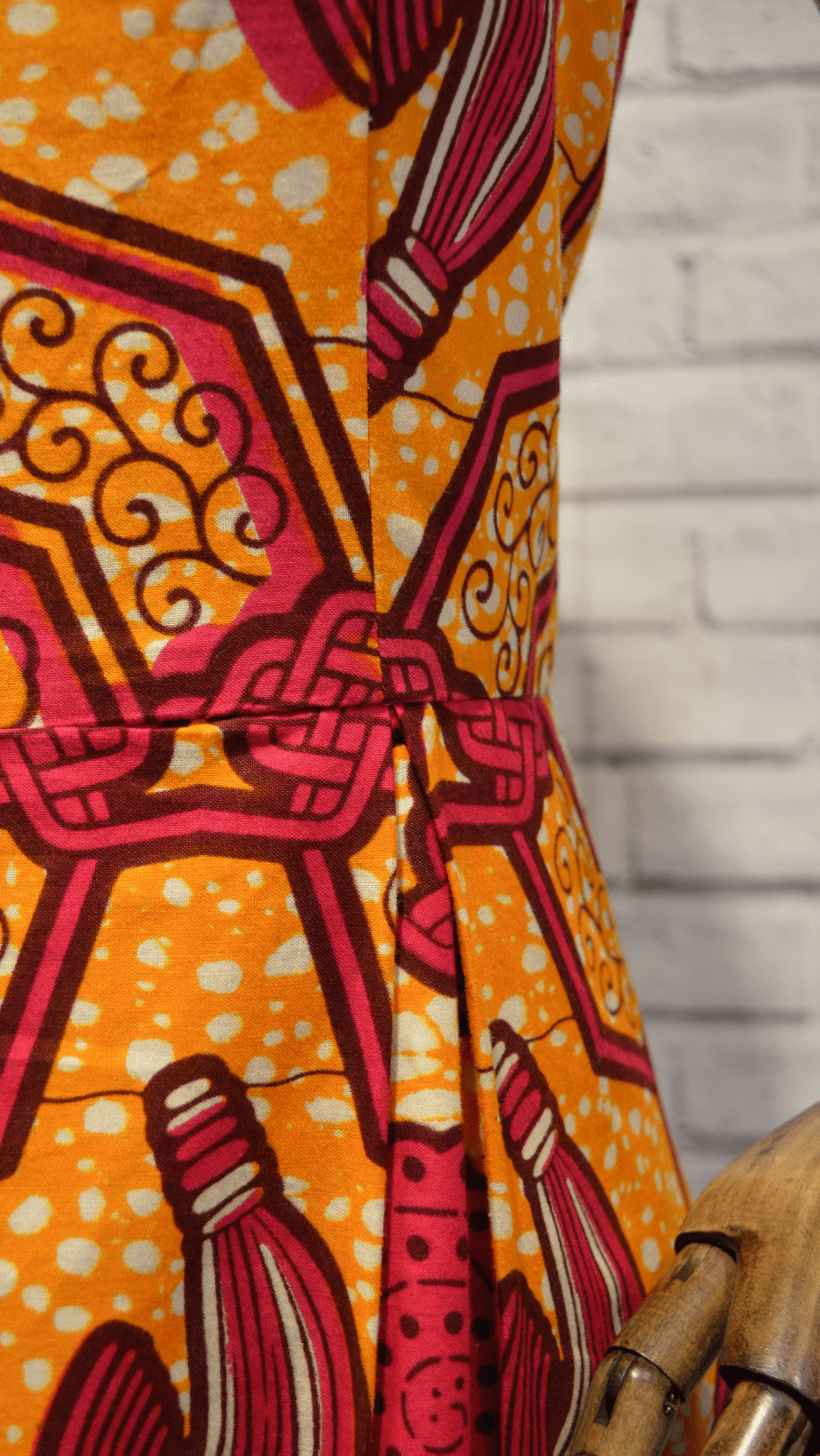Tailored dress wax print - Violet Elizabeth - Clothing
