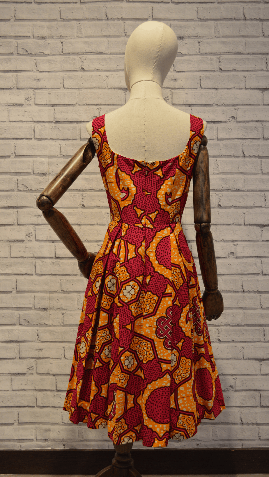 Tailored dress wax print - Violet Elizabeth - Clothing