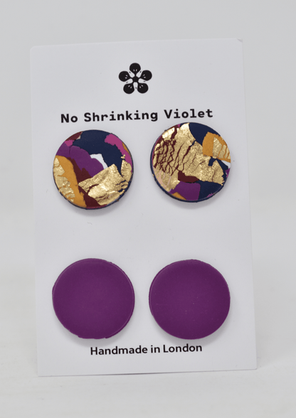 Winter Sunset Stud - Violet Elizabeth - Jewellery